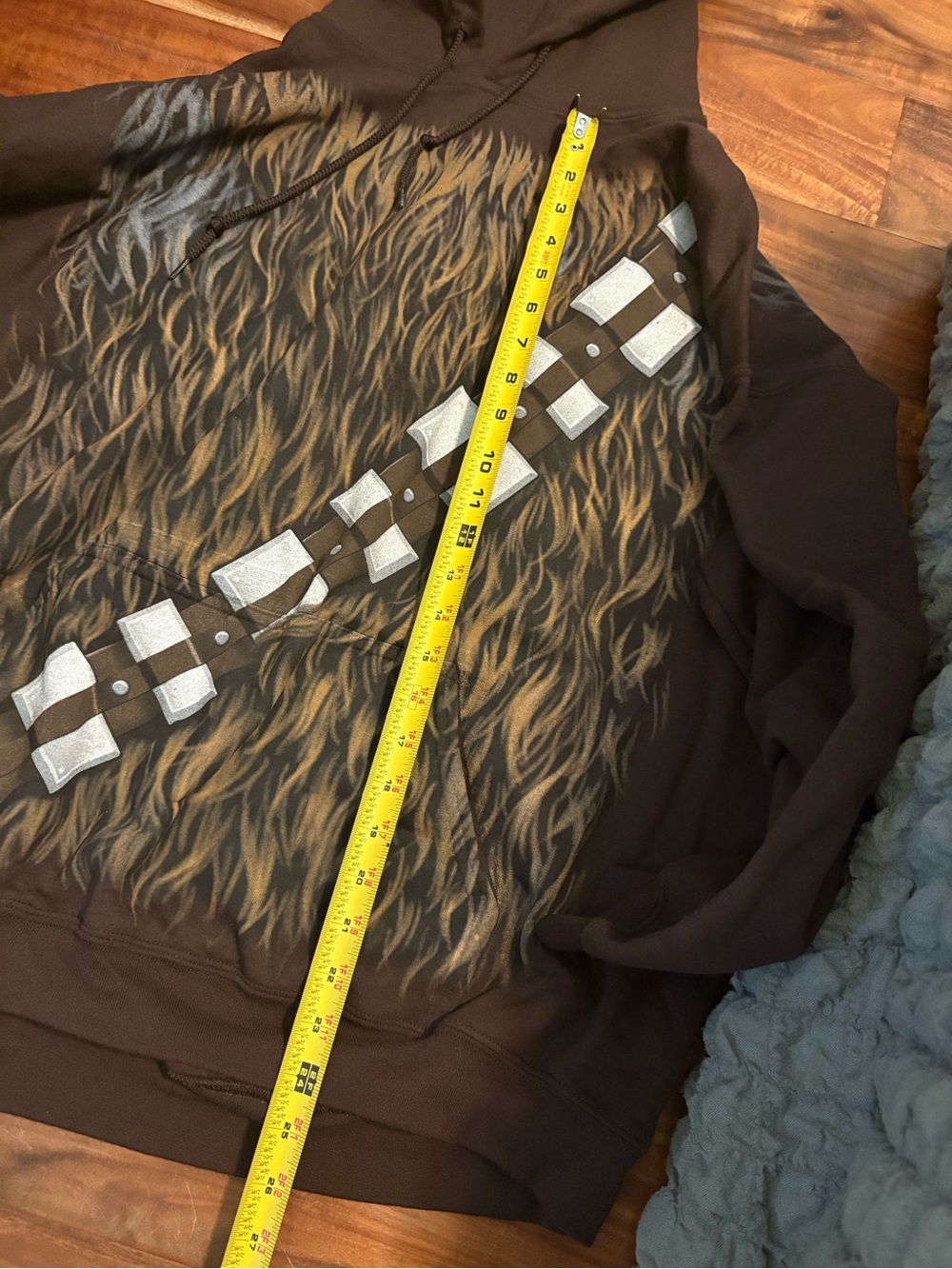 Disney Parks Star Wars Chewbacca Costume Hoodie XL Brown Pullover Wookiee - Picture 2 of 6